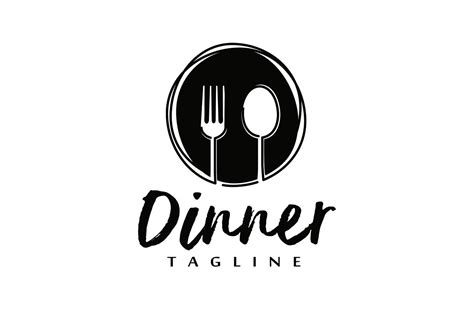 Dining Restaurant Logo Design Inspir | Creative Illustrator Templates ~ Creative Market