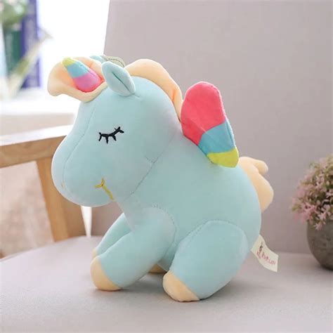 Aliexpress.com : Buy 25cm Cute Rainbow Unicorn Plush Toys One Horn ...