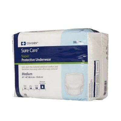 Covidien SureCare Protective Underwear MEDIUM Heavy 18 Count BRAND 720843926496 | eBay