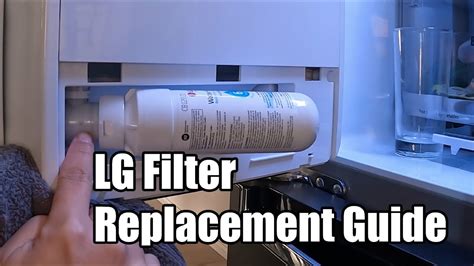 How to Change and Install the Water Filter for LG Fridge (Filter ...