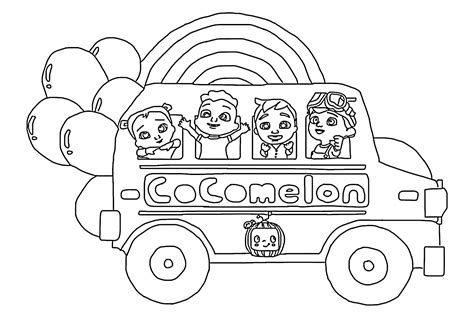 Cocomelon Coloring Page Printable - udlvirtual.esad.edu.br