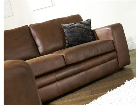 Brown Leather Corner Sofa |Abbey | The English Sofa Company