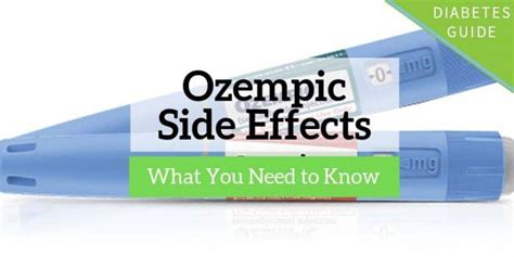 Ozempic Side Effects: What You Need to Know - Diabetes Strong