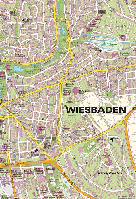 Large Wiesbaden Maps for Free Download and Print | High-Resolution and Detailed Maps