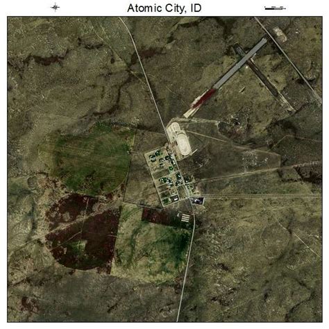 Aerial Photography Map of Atomic City, ID Idaho