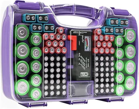 Amazon.com: THE BATTERY ORGANISER Battery Storage Organizer, Storage ...