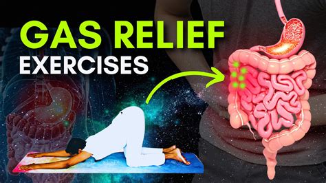 Gas Relief Exercises | How to Release Gas from Stomach #gasrelief #bloating - YouTube