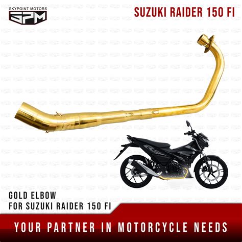 SUZUKI RAIDER 150 FI 51MM GOLD ELBOW (9856-703) | Lazada PH