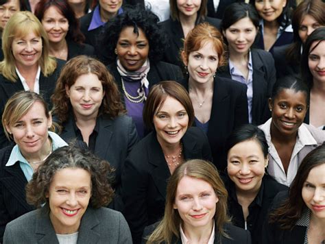 Group Of Smiling Businesswomen Stock Photo - Download Image Now - iStock