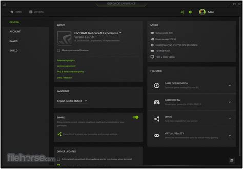 NVIDIA GeForce Experience 3.28.0.417 Download for Windows / Old ...