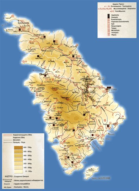 SIFNOS MAP | Tourist map of Sifnos Island, Greece. Maps of Sifnos