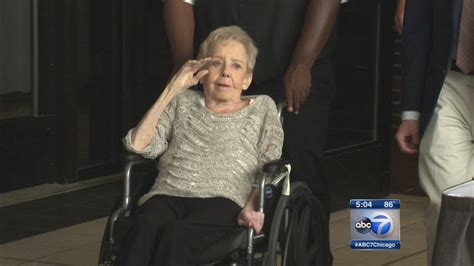 Jane Byrne, Chicago's only female mayor, makes rare public appearance at Circle Interchange ...