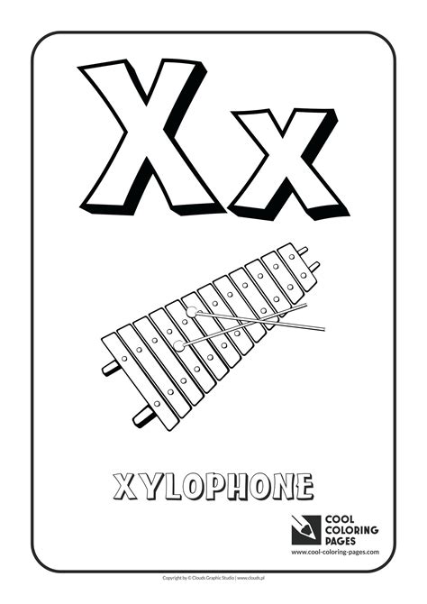 Xylophone Coloring Page at GetColorings.com | Free printable colorings pages to print and color