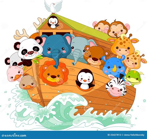 Noah s Ark stock vector. Illustration of cute, animal - 25427813