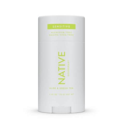 Native Sensitive Deodorant For Women - Aloe & Green Tea - 2.65oz : Target