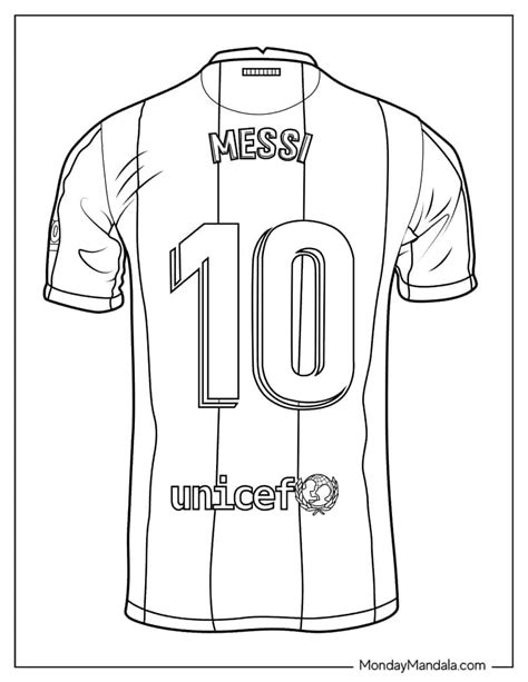 20 Lionel Messi Coloring Pages (Free PDF Printables) | Lionel messi, Messi, Messi shirt