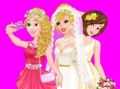 Barbie's Wedding Selfie With Princesses - Play Free Game Online at ...