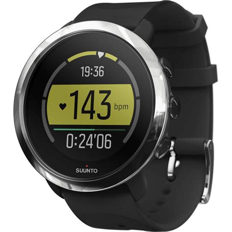 SUUNTO 3 Fitness Sports/Training Watch (Black) SS050018000 B&H