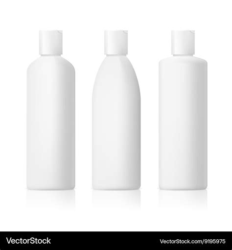 Set cosmetic products on a white background Vector Image