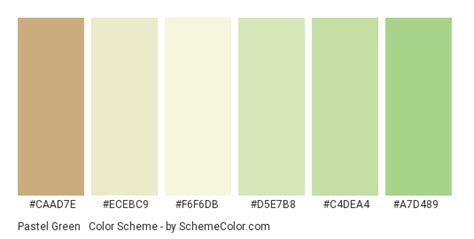 Pastel Green color scheme | Green color schemes, Beige color scheme ...