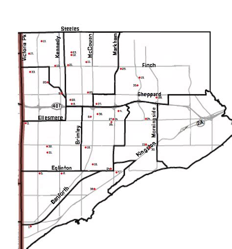 Map Of Scarborough Ontario – Verjaardag Vrouw 2020