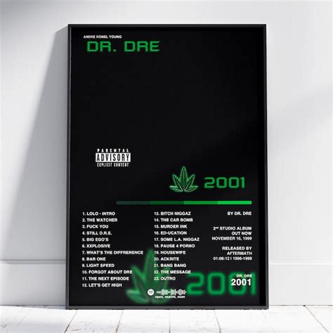 Dr Dre 2001 Album Poster - Etsy Australia