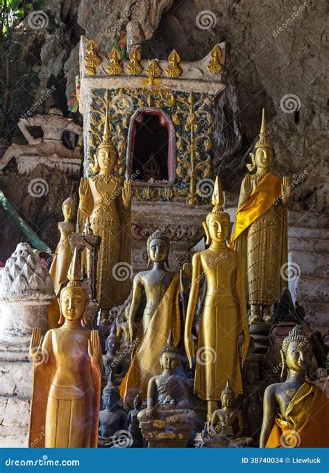 Buddha statues stock photo. Image of cave, religious - 38740034