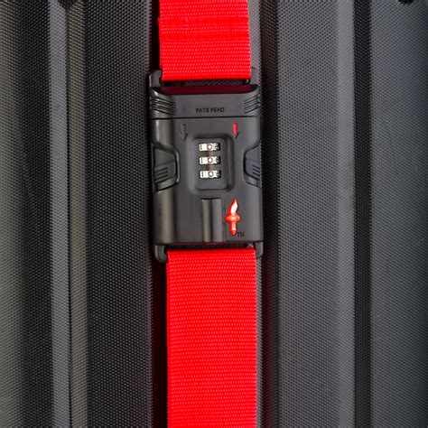 Safe Skies TSA luggage locks TSA-Approved Locking Strap - Accepted for International Use