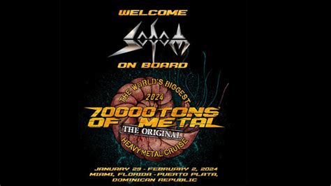 SODOM Added To Lineup For 70000 Tons Of Metal 2024 - BraveWords