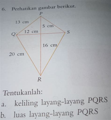 Rumus Layang Layang Keliling Luas Dan Contoh Soal Nekopencil - Riset