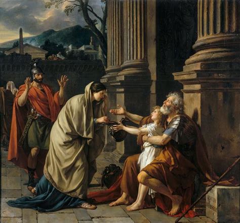 Belisarius Begging for Alms, 1781 - Jacques-Louis David - WikiArt.org