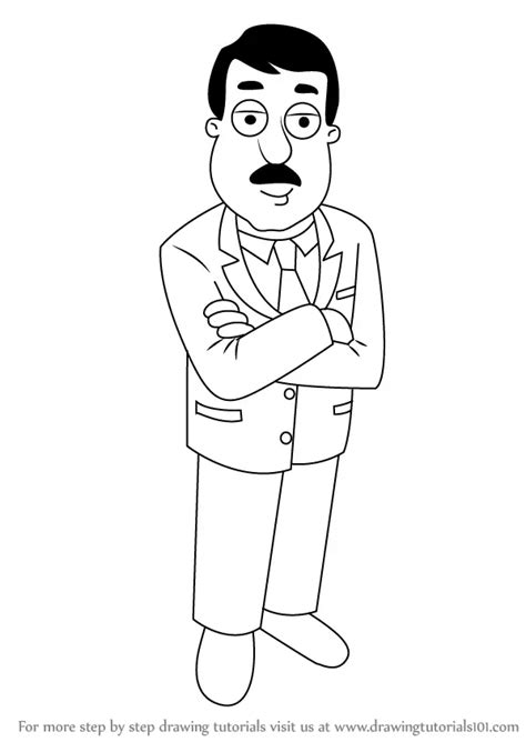 Learn How to Draw Tom Tucker from Family Guy (Family Guy) Step by Step ...