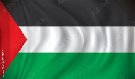 Flag of Gaza Strip Stock Vector | Adobe Stock