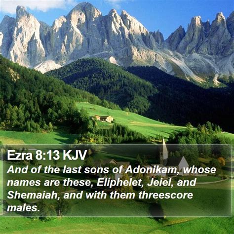 Ezra 8:13 KJV Bible Verse Images