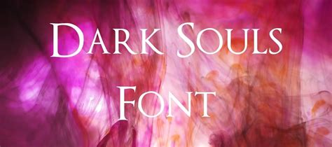 Dark Souls Font Free Download