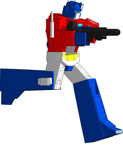 A01.1 Optimus Prime – Run and Gun – Transformers Retro Pixel Art
