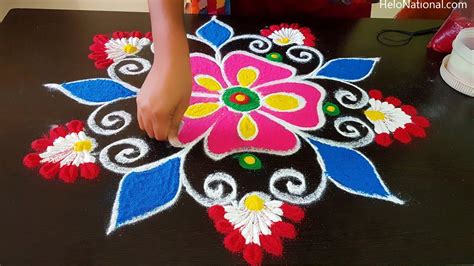 Happy new year 2024 Rangoli latest Design/New Year kolam Art