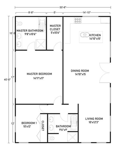 12 Favorite 30x40 Barndominium Floor Plans