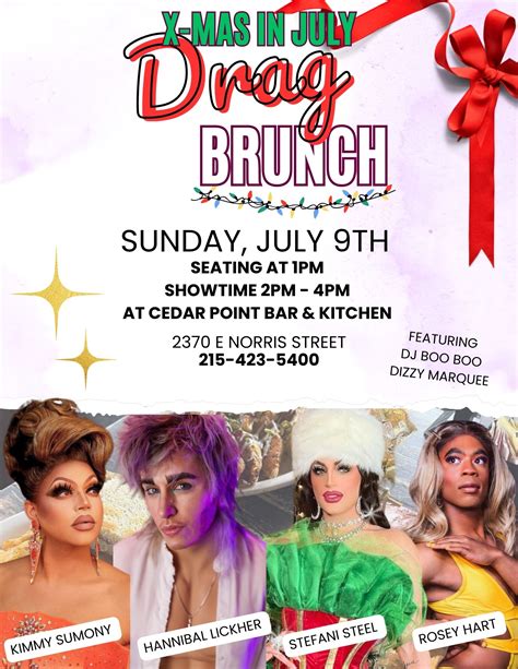 Christmas In July Drag Brunch - PhillyGayCalendar