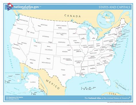 United States Map 5 Great Lakes New Map Us State Borders Printable | Printable Us Map With Great ...