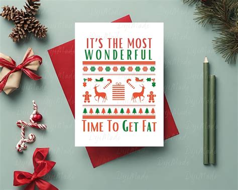 Set of 11 Funny Christmas Cards Instant Digital Download - Etsy