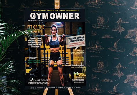 FITNESS MAGAZINE COVER on Behance