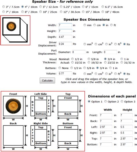 Designing and Building a Speaker Box Example | Speaker box design ...