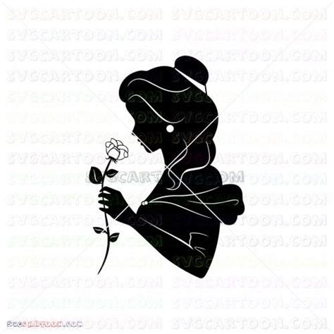 Belle Silhouette Beauty And The Beast 047