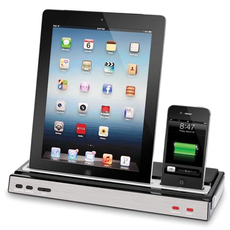 The iPhone And iPad Charging Speaker Dock