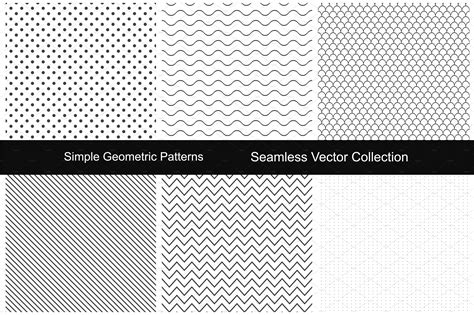 Seamless geometric patterns. | Photoshop Graphics ~ Creative Market