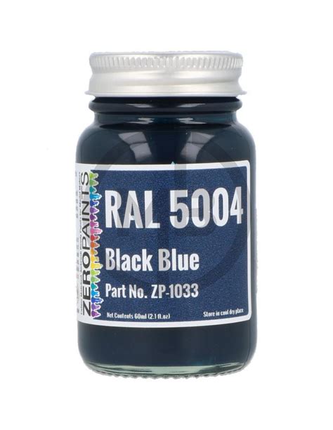 Black blue RAL 5004