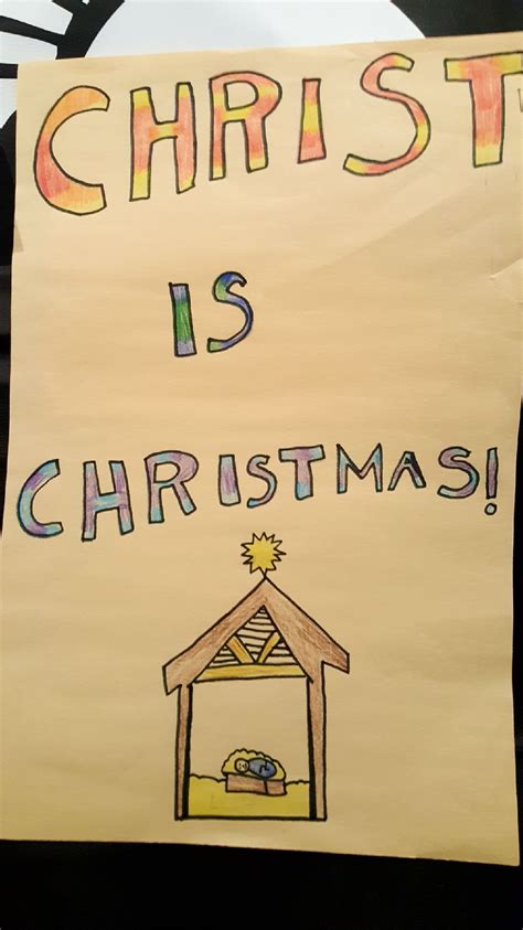 2020 Keep Christ in Christmas Poster Contest - Knights of Columbus - Utah