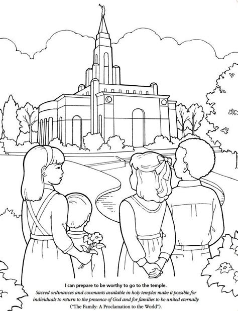 Pin by Crista Hark on LDS Children's coloring pages | Iglesia dibujo, Templo, Actividades de la ...