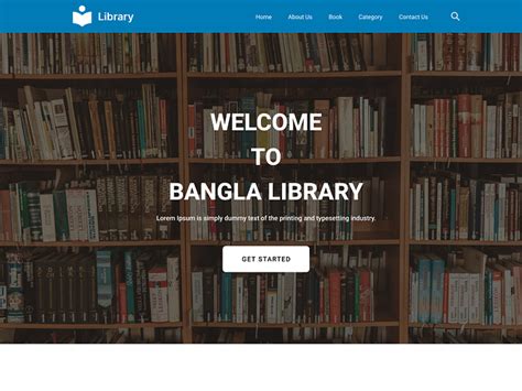 Library Website designs, themes, templates and downloadable graphic ...